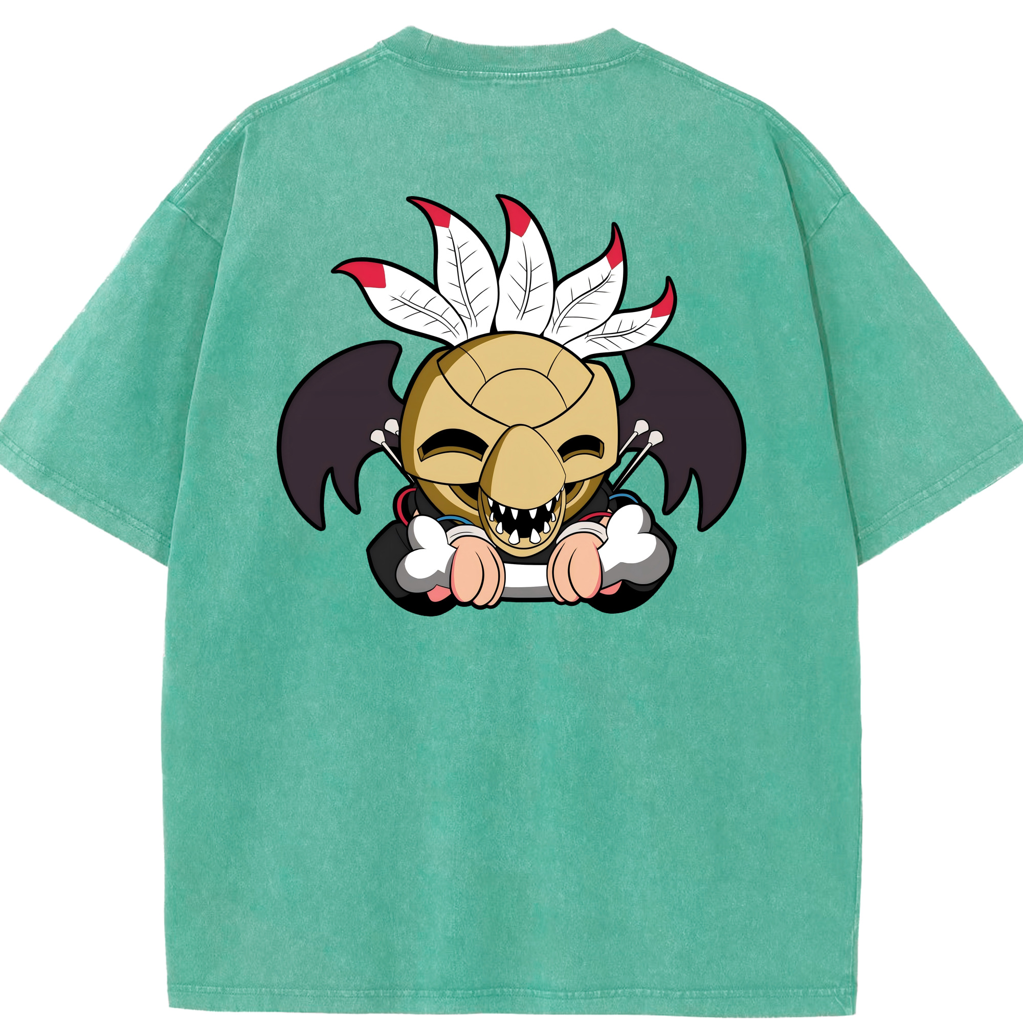 （画像用） ジョジョの奇妙な冒険 JoJo's Bizarre Adventure 綿100% ヴィンテージ風 半袖Tシャツ（背面プリント）